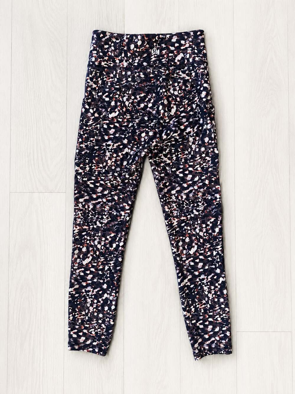 NWOT! Lululemon Fast and Free High-Rise Printed Leggings with Side Pockets Sz 4